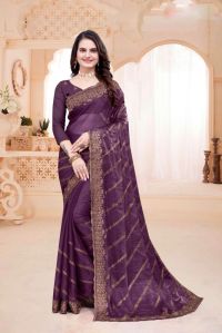 Ladies Party Wear Cotton Saree