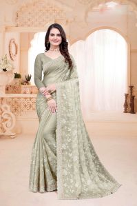 Ladies Fancy Organza Sarees