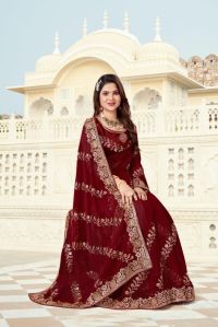 Ladies Chiffon Festival Saree