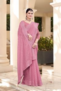 Women Shimmer Saree