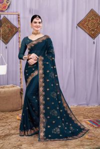 Women Shimmer Saree