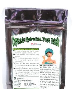 organic spirulina face pack