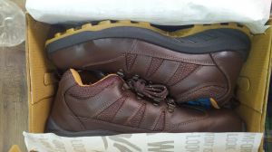 Hillson Swag 1904 Robust Synthetic Leather Dual Density Steel Toe Brown Safey Shoes,
