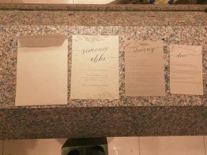 Textile Recycled & Plantable Paper Wedding Invitation Cards