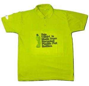 Waste PET Bottles Recycled Light Green T-Shirts