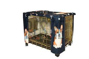 36 Inch Dog Navy Blue  Crate Cover