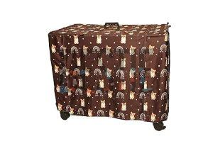 30 Inch Dog Brown Crate Cover