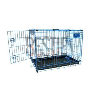 D-Crate 42 Inch Blue Dog Cage