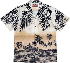 Mens women Hawaiian beach shirts