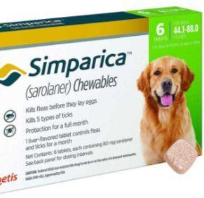 80mg Simparica Chewables Tablets