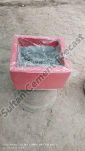 Red Square Flower Pots