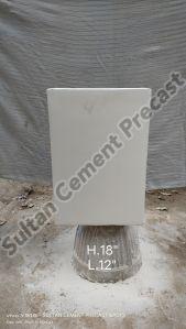White Square Flower Pots