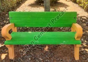 Precast Green Garden Bench