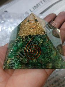Green Aventurine Organ Pyramid