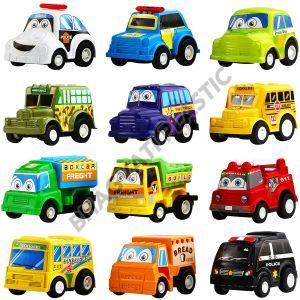 Plastic toy cars