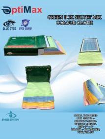 Green box SELVET mix Colour Cloth Green Selvet optical lens solution