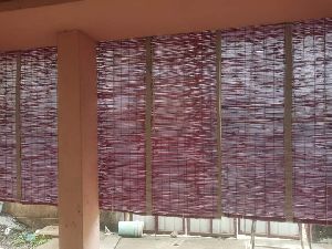 Red bamboo chick blinds