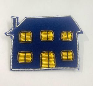 Home Beaded Brooch Pin