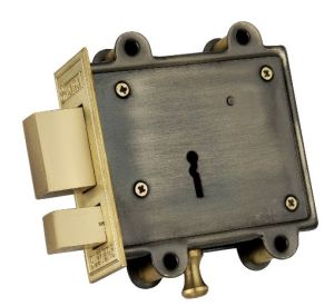 DL-Delux Brass 2 in 1 Main Door Lock