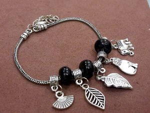 Adjustable Quirky Whimsy Silver Bracelet