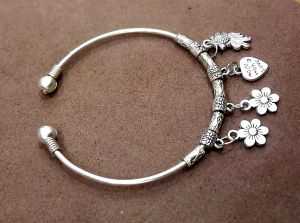 Adjustable Terra Silver Bracelet