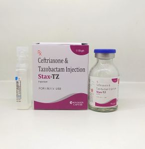 1.125 gm Ceftriaxone and Tazobactam Injection
