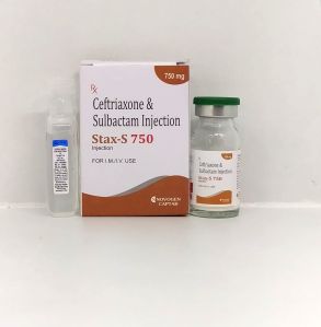 750 mg Ceftriaxone & Sulbactam Injection
