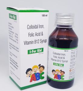 Colloidal Iron Folic Acid and Vitamin B12 Syrup