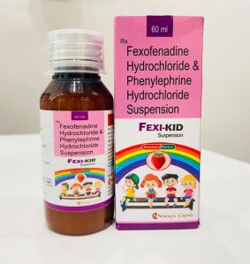 Fexofenadine Hydrochloride and Phenylephrine Hydrochloride Suspension