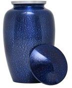 200 LBS Blue Dot Aluminum Cremation Urn