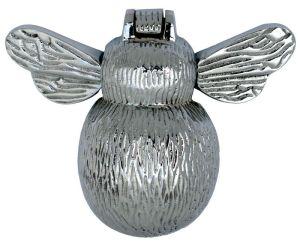 Beautiful Shiny Silver Bumblebee Door Knocker