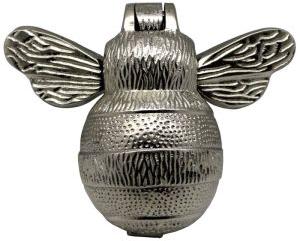 Beautiful Silver Bumblebee Door Knocker