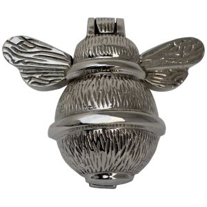 Eye Catching Silver Bumblebee Door Knocker