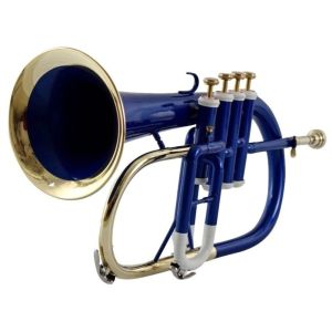 Four Valve Blue Flugelhorn