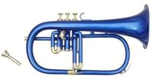 Three Valve Blue Flugelhorn