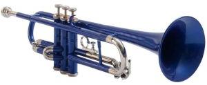 Three Valve Blue Trumpet