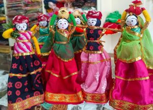 handmade Rajasthani dolls