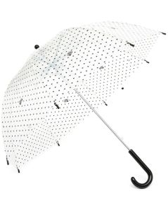 17 Inch Polka Dot Printed Kids Umbrella