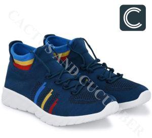 Mens Daily Wear Knitted Fabric Shoes