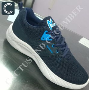 Mens Knitted Fabric Running Shoes