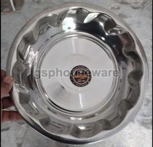 Silver Stainless Steel Ghamela