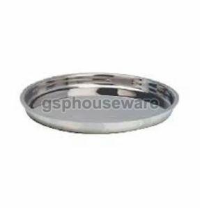 Silver Stainless Steel Plate
