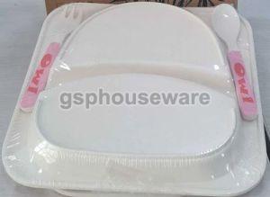 Bamboo Fiber Kids Dinner Set