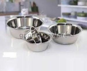 Round Stainless Steel Pet Bowl