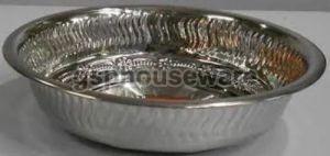 Designer Stainless Steel Rasmalai Bowl