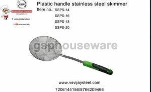 Plastic Handle Stainless Steel Skimmer