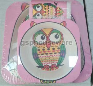 Bamboo Fiber Kids Dinner Set