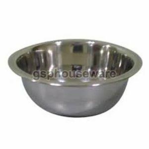 Silver Stainless Steel Deep Bowl