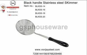 Plastic Handle Stainless Steel Skimmer
