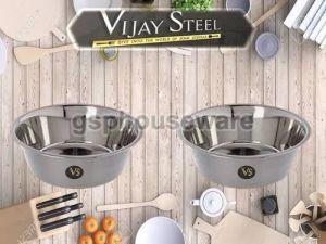 Round Stainless Steel Pet Bowl